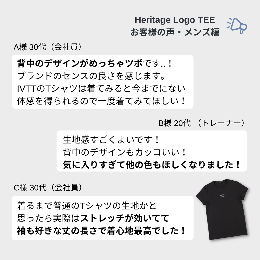 Heritage Logo TEE ヘリテージロゴTシャツ  [次回発売:10月27〜29日]